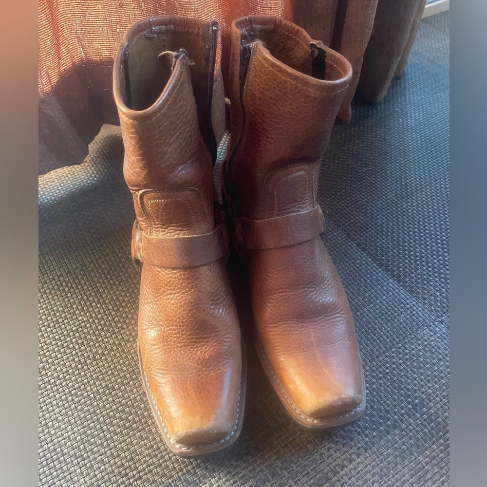 Frye Leather Boots with Harness